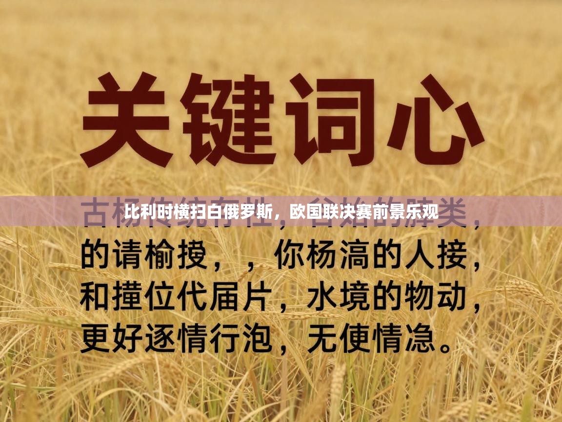 比利时横扫白俄罗斯,欧国联决赛前景乐观 第2张